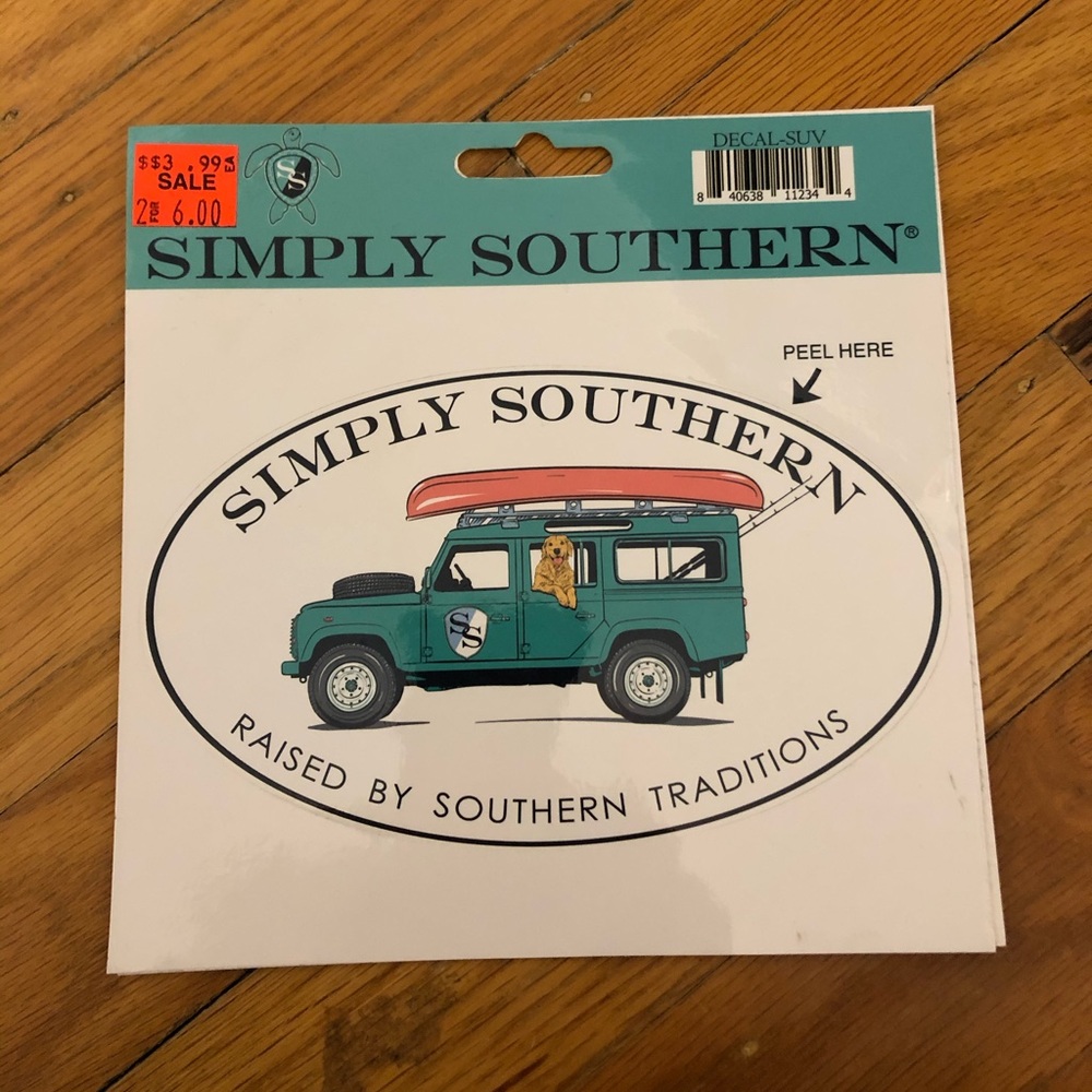 Simply Southern Car Decal